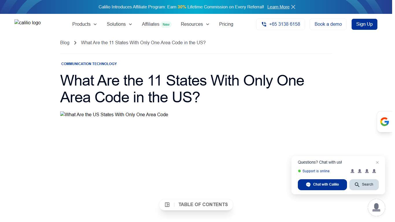 What Are the US States With Only One Area Code? (2026 List)
