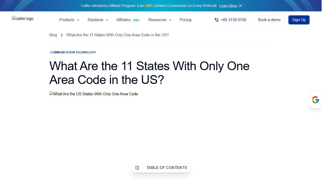 What Are the US States With Only One Area Code? (2026 List)